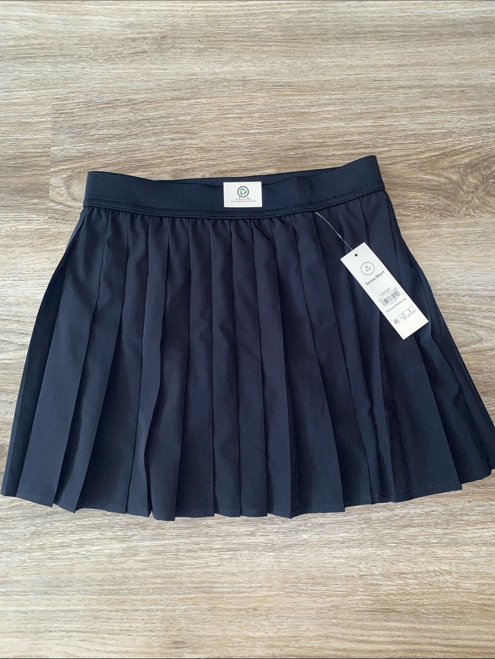 No Boundaries Black Pleated Skort